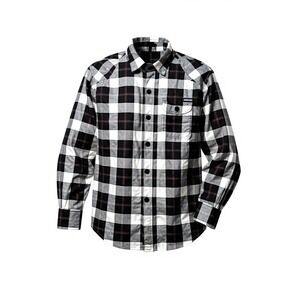 Street & Steel Men's Plaid Flannel Shacket Sz M moto biker casual lightweight